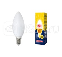 Лампа светодиодная LED-C37-11W/WW/E14/FR/NR Norma мат. картон Volpe UL-00003812