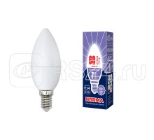 Лампа светодиодная LED-C37-7W/DW/E14/FR/NR Norma мат. картон Volpe UL-00003794