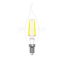 Лампа светодиодная LED-CW35-5W/WW/E14/CL/MB GLM10TR форма свеча на ветру прозр. Multibright свет теплый бел. 3000К 100-50-10 упак. картон Uniel UL-00002368