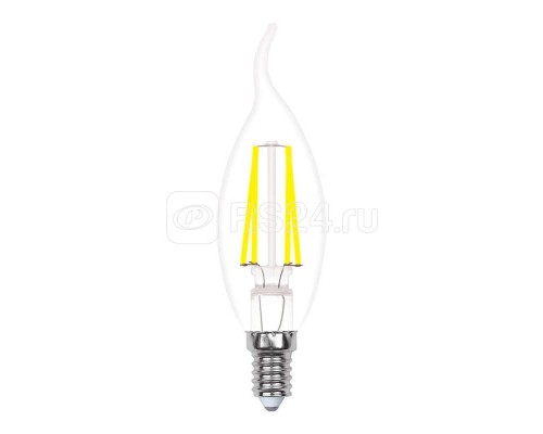 Лампа светодиодная LED-CW35-5W/WW/E14/CL/MB GLM10TR форма свеча на ветру прозр. Multibright свет теплый бел. 3000К 100-50-10 упак. картон Uniel UL-00002368