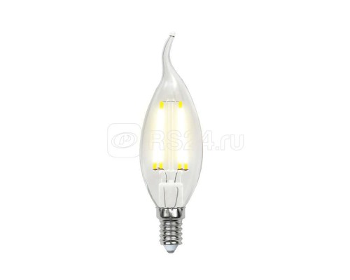 Лампа светодиодная LED-CW35-6W/WW/E14/CL PLS02WH Uniel UL-00000200