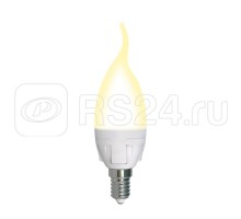 Лампа светодиодная LED-CW37 7W/3000K/E14/FR/DIM PLP01WH Яркая диммир. мат. картон Uniel UL-00004299