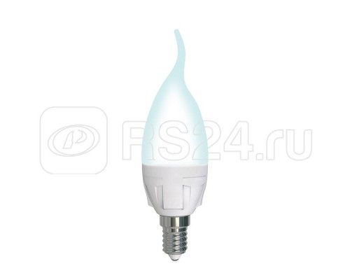 Лампа светодиодная LED-CW37 7W/4000K/E14/FR/DIM PLP01WH Яркая диммир. мат. картон Uniel UL-00004298