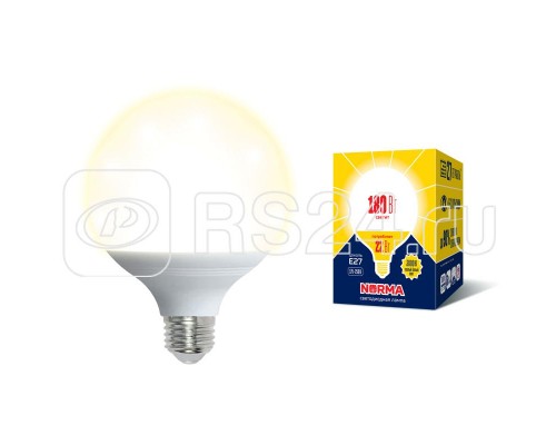 Лампа светодиодная LED-G120-22W/3000K/E27/FR/NR Norma мат. картон Volpe UL-00004875