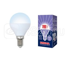 Лампа светодиодная LED-G45-11W/DW/E14/FR/NR Norma мат. картон Volpe UL-00003830