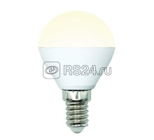 Лампа светодиодная LED-G45-6W/WW/E14/FR/MB PLM11WH форма шар мат. Multibright свет теплый бел. 3000К 100-50-10 упак. картон Uniel UL-00002375