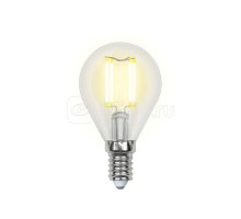 Лампа светодиодная LED-G45-6Вт/NW/E14/CL GLA01TR прозр. Uniel UL-00002207