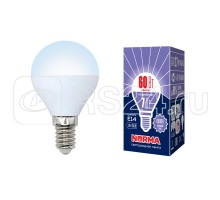 Лампа светодиодная LED-G45-7W/DW/E14/FR/NR Norma мат. картон Volpe UL-00003818
