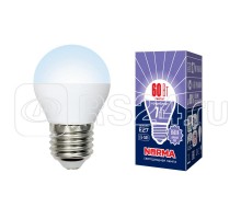 Лампа светодиодная LED-G45-7W/DW/E27/FR/NR Norma мат. картон Volpe UL-00003821