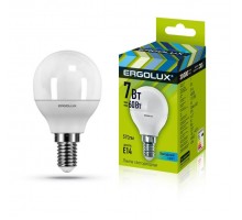 Лампа светодиодная LED-G45-7W-E14-4500K 172-265В 