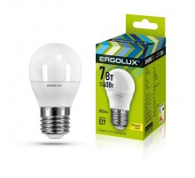 Лампа светодиодная LED-G45-7W-E27-3000K 172-265В 