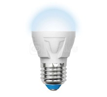 Лампа светодиодная LED-G45-7W/NW/E27/FR PLP01WH форма шар мат. Palazzo бел. упак. картон Uniel UL-00000772