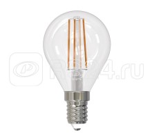 Лампа светодиодная LED-G45-9W/4000K/E14/CL PLS02WH Sky прозр. картон Uniel UL-00005173