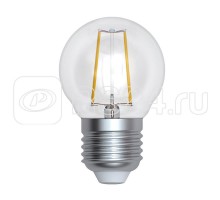Лампа светодиодная LED-G45-9W/4000K/E27/CL PLS02WH Sky прозр. картон Uniel UL-00005175