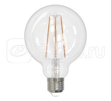 Лампа светодиодная LED-G95-10W/3000K/E27/CL PLS02WH прозр. колба теплый бел. свет 3000К упак. картон Uniel UL-00004862