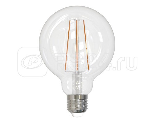 Лампа светодиодная LED-G95-10W/3000K/E27/CL PLS02WH прозр. колба теплый бел. свет 3000К упак. картон Uniel UL-00004862