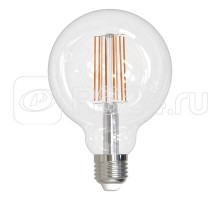 Лампа светодиодная LED-G95-15W/3000K/E27/CL PLS02WH прозр. колба теплый бел. свет 3000К упак. картон Uniel UL-00004864