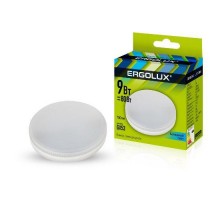 Лампа светодиодная LED-GX53-9W-GX53-4K 9Вт GX53 4500К 172-265В Ergolux 13515