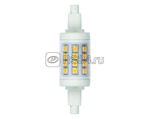 Лампа светодиодная LED-J78-6W/WW/R7s/CL PLZ06WH прозр. теплый бел. свет картон ТМ Uniel UL-00001554