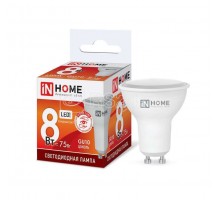 Лампа светодиодная LED-JCDRC-VC 8Вт 230В GU10 6500К 720лм IN HOME 4690612024769