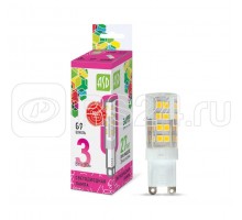 Лампа светодиодная LED-JCD-standard 3Вт 230В 6500К G9 270лм ASD 4690612026435