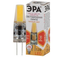 Лампа светодиодная LED-JC-1.5W-12V-COB-827-G4 120лм ЭРА Б0033197