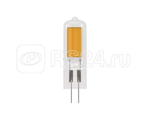 Лампа светодиодная LED-JC-220/4W/3000K/G4/CL GLZ08TR прозр. картон Uniel UL-00005063