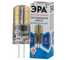 Лампа светодиодная LED-JC-2.5W-12V-840-G4 200лм ЭРА Б0033192
