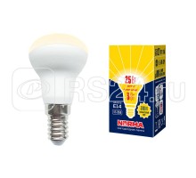 Лампа светодиодная LED-R39-3W/3000K/E14/FR/NR Norma мат. картон Volpe UL-00005625