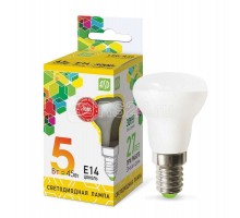 Лампа светодиодная LED-R39-standard 5Вт 3000К тепл. бел. E14 450лм 160-260В ASD 4690612006697