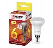 Лампа светодиодная LED-R50-VC 6Вт 230В E14 3000К 525лм IN HOME 4690612024240