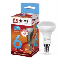 Лампа светодиодная LED-R50-VC 6Вт 230В E14 4000К 525лм IN HOME 4690612024264