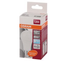 Лампа светодиодная LED STAR CLASSIC A 75 8.5W/840 8.5Вт грушевидная 4000К нейтр. бел. E27 806лм 220-240В матов. пласт. OSRAM 4058075086647