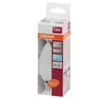 Лампа светодиодная LED STAR CLASSIC B 60 6.5W/840 6.5Вт свеча 4000К нейтр. бел. E14 550лм 220-240В матов. пласт. OSRAM 4058075134140