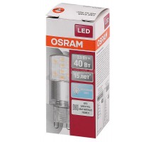 Лампа светодиодная LED STAR PIN40 3.5W/840 (замена 40Вт) 3.5Вт 4000К нейтр. бел. G9 400лм 220-240В прозр. пласт. OSRAM 4058075315853