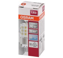 Лампа светодиодная LED STAR PIN40 CL 3.5Вт 840 нейтр. бел. G4 12В прозр. стекл. OSRAM 4058075369030