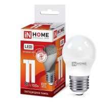 Лампа светодиодная LED-ШАР-VC 11Вт 230В E27 6500К 990лм IN HOME 4690612024943