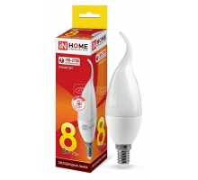 Лампа светодиодная LED-СВЕЧА НА ВЕТРУ-VC 8Вт 230В E14 3000К 720лм IN HOME 4690612030418