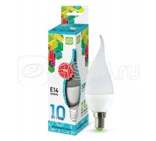 Лампа светодиодная LED-СВЕЧА НА ВЕТРУ-standard 10Вт 230В E14 4000К 900лм ASD 4690612024592