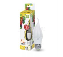 Лампа светодиодная LED-свеча на ветру-standard 5Вт свеча на ветру 3000К тепл. бел. E27 450лм 160-260В ASD 4690612004532