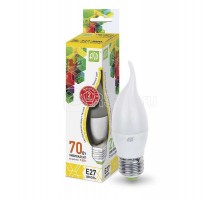 Лампа светодиодная LED-свеча на ветру-standard 7.5Вт свеча на ветру 3000К тепл. бел. E27 675лм 160-260В ASD 4690612004570