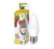 Лампа светодиодная LED-свеча-standard 5Вт свеча 3000К тепл. бел. E27 450лм 160-260В ASD 4690612003900