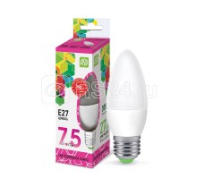 Лампа светодиодная LED-СВЕЧА-standard 7.5Вт 230В E27 6500К 675Лм ASD 4690612019055