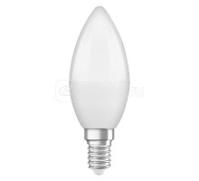 Лампа светодиодная PARATHOM CL B FR 40 non-dim 5.5W/827 5.5Вт (замена 40Вт) 2700К тепл. бел. E14 470лм 220-240В мат. стекло OSRAM 4058075463349