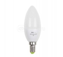 Лампа светодиодная PLED-ECO-C37 5Вт свеча 4000К бел. E14 400лм 220-240В JazzWay 1036865A