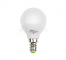Лампа светодиодная PLED-ECO-G45 5Вт шар 4000К бел. E14 400лм 220-240В JazzWay 1036926A
