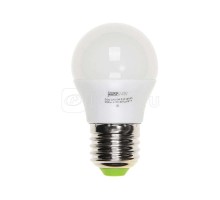 Лампа светодиодная PLED-ECO-G45 5Вт шар 4000К бел. E27 400лм 220-240В JazzWay 1036988A
