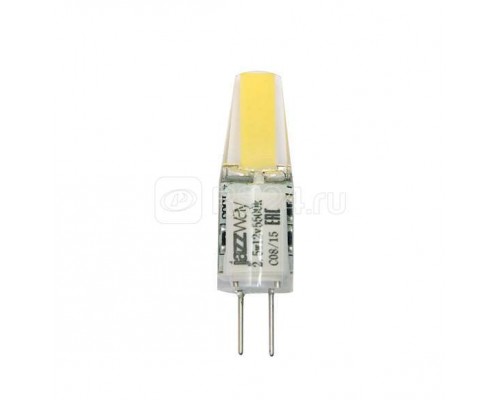 Лампа светодиодная PLED-G4 COB 2.5Вт капсульная 5500К холод. бел. G4 200лм 12В JazzWay 2855770