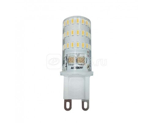 Лампа светодиодная PLED-G9 5Вт капсульная 2700К тепл. бел. G9 320лм 220-230В JazzWay 1032102B