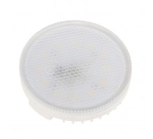 Лампа светодиодная PLED-GX53 10Вт таблетка 3000К мат. тепл. бел. GX53 800лм 230В JazzWay 1029072